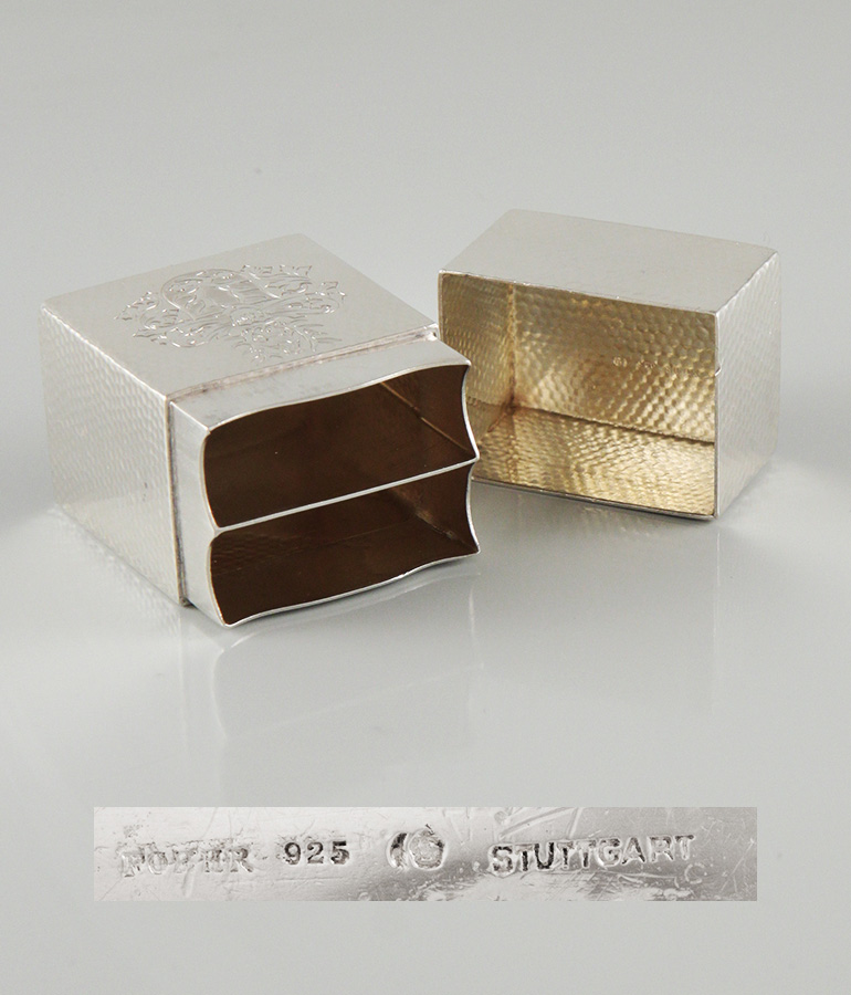 Kartenetui mit Wappen detail3