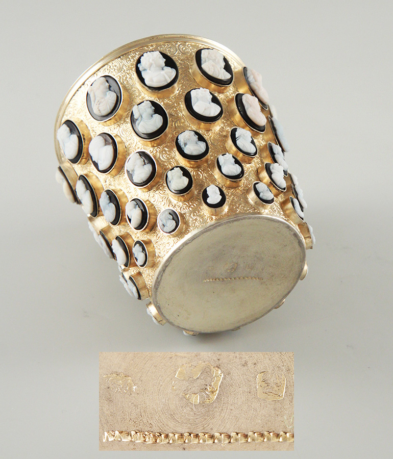 Becher Kamee detail9