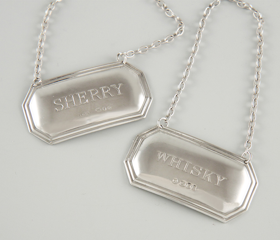 Decanterlabel Sherry Whiskey