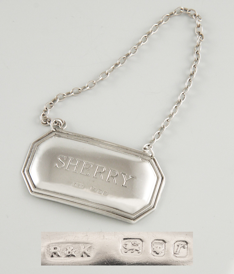 Decanterlabel Sherry detail2